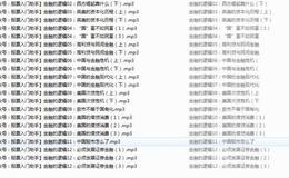 【海量股票资料免费送】金融的逻辑 全 23音频+文档