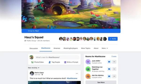 游戏直播业务之外，「Facebook」继续推进玩家社区和“陪玩”功能