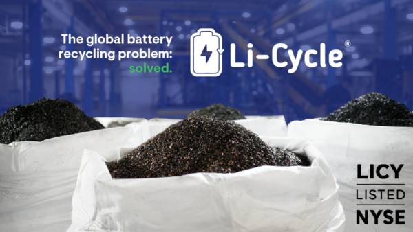 北美锂电池回收独苗：Li-Cycle