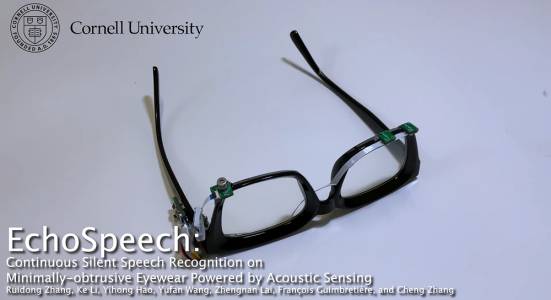 AI声呐眼镜来了，读懂唇语、隔空操控手机，准确率达95%