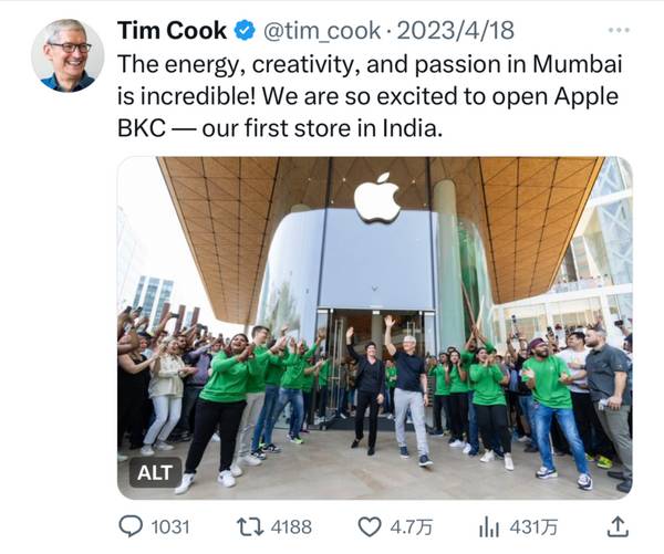 库克想在印度，为苹果“续命”